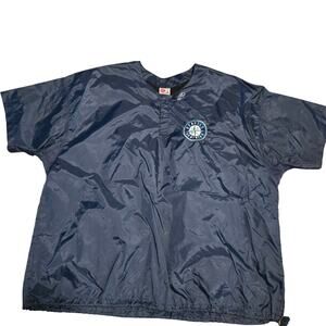 vintage Rawlings Seattle Mariners nylon pullover windbreaker xxl